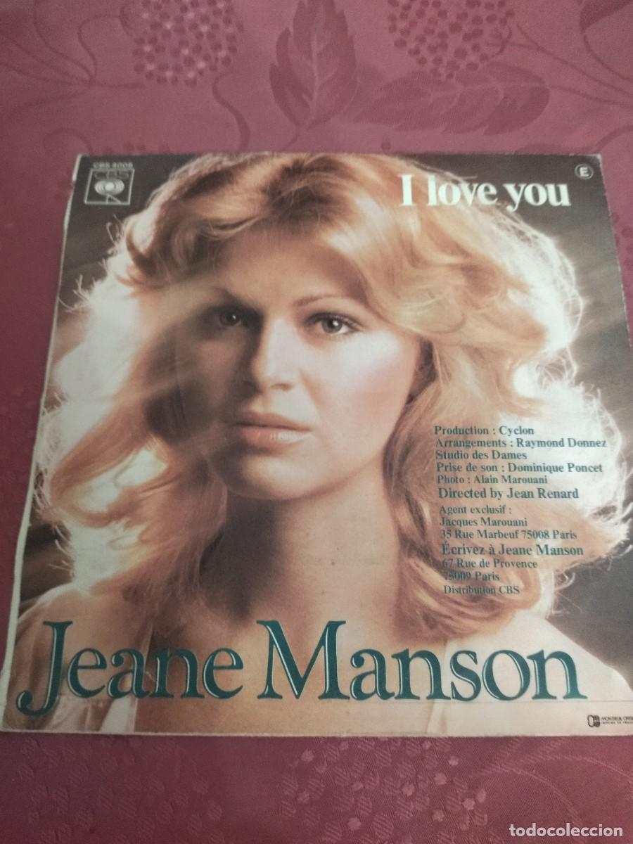 Discos de vinilo: Jeane Manson - Avant de nous dire Adieu - Foto 2