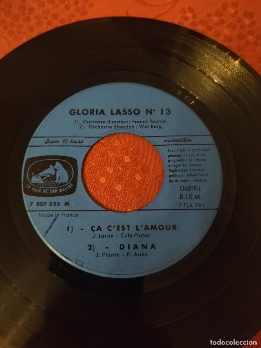 Discos de vinilo: Gloria Lasso &ndash; N&deg; 13 - &Ccedil;a Cest Lamour, 1958 - Foto 2