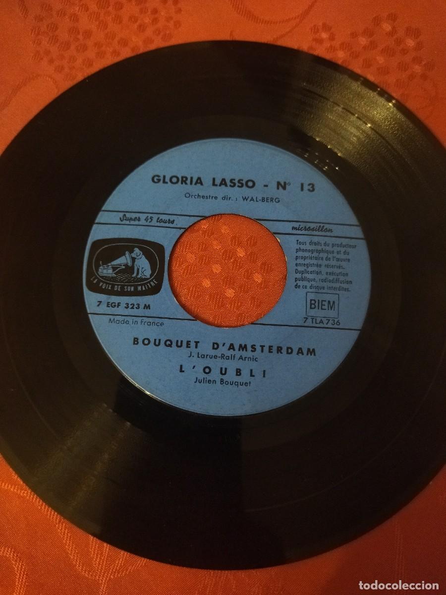 Discos de vinilo: Gloria Lasso &ndash; N&deg; 13 - &Ccedil;a Cest Lamour, 1958 - Foto 3