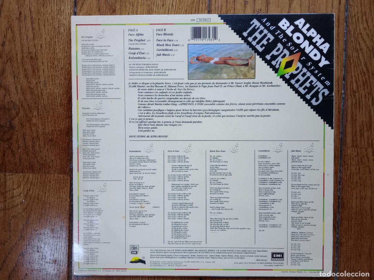 Discos de vinilo: Alpha Blondy - the prophets - Foto 2
