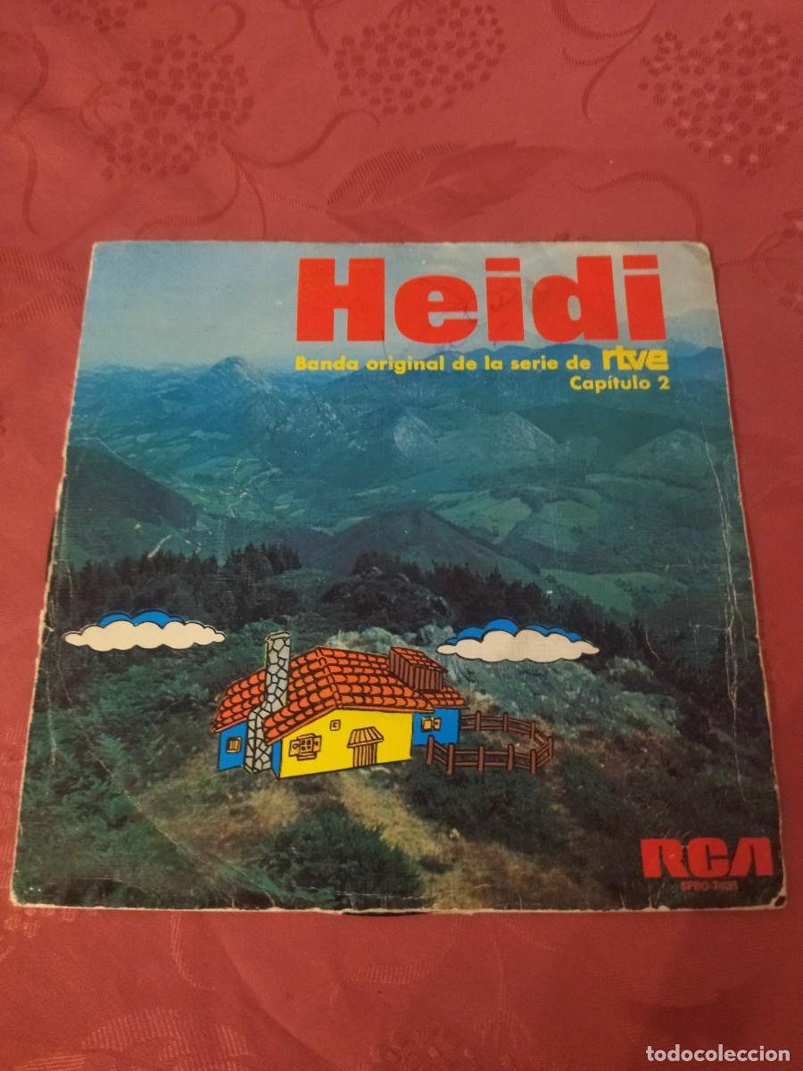 Discos de vinilo: HEIDI. BANDA ORIGINAL DE LA SERIE DE RTVE. CAPITULO 2. disco cuento. - Foto 1