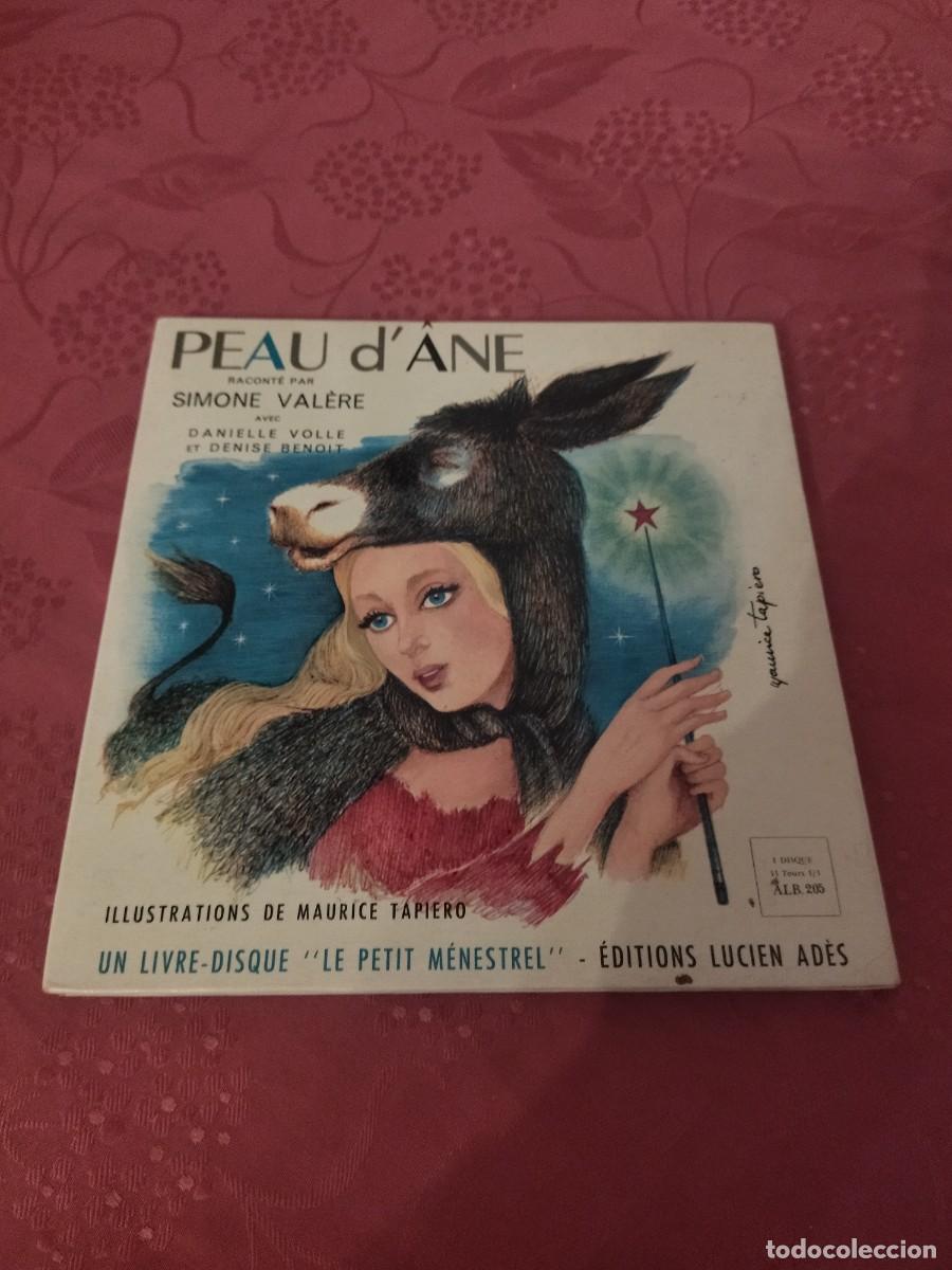 Discos de vinilo: peau d&acirc;ne - simone val&egrave;re - Foto 1