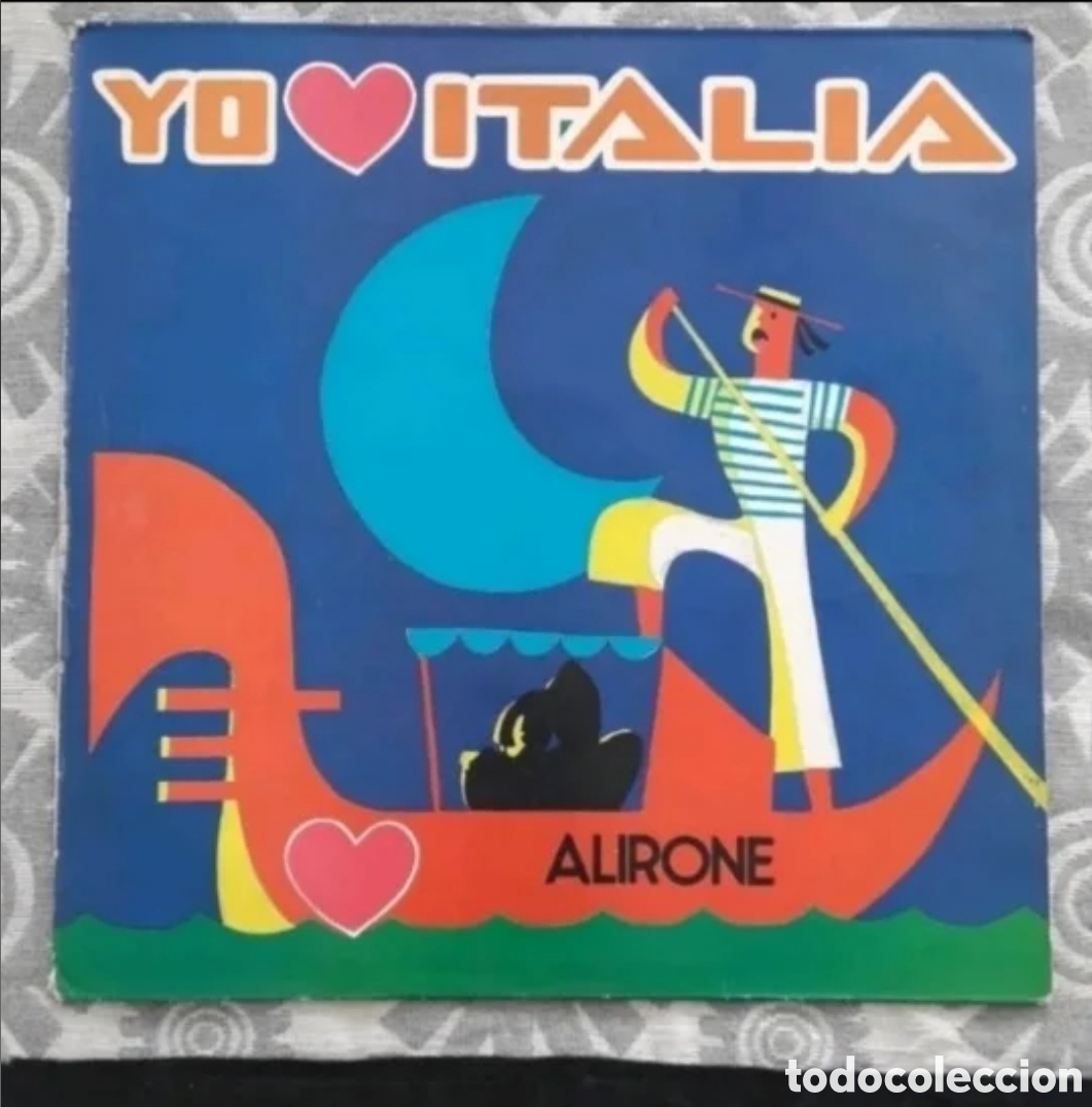 Discos de vinilo: Maxi single Alirone. Yo Love Italia - Foto 1