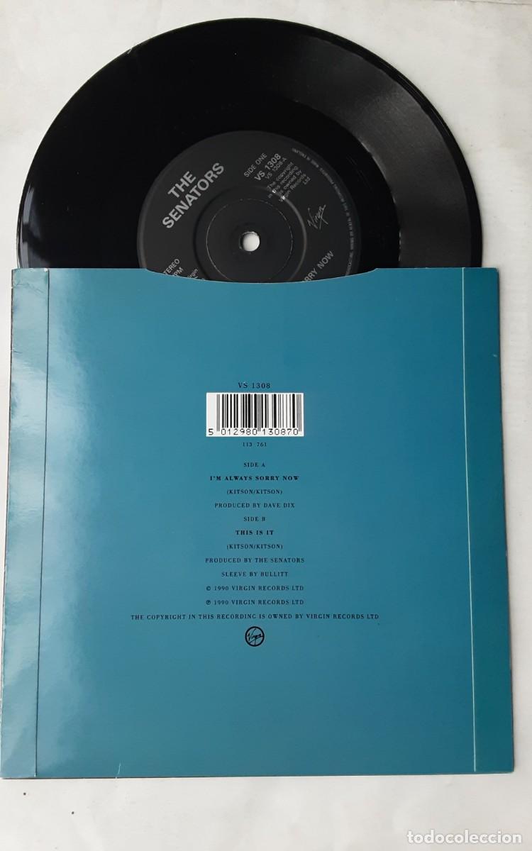 Discos de vinilo: THE SENATORS, Im always sorry now + This is it - Foto 2