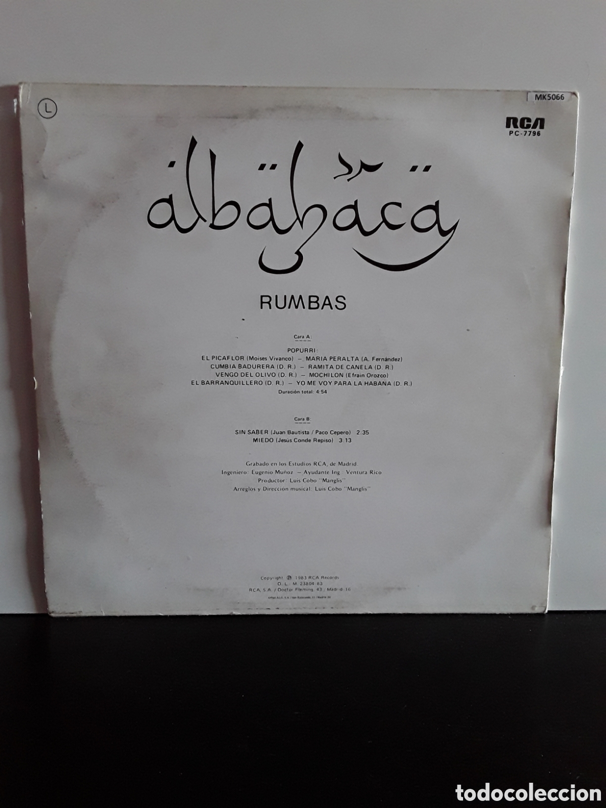 Discos de vinilo: Albahaca &lrm;&ndash; Rumbas SALSA - Foto 2