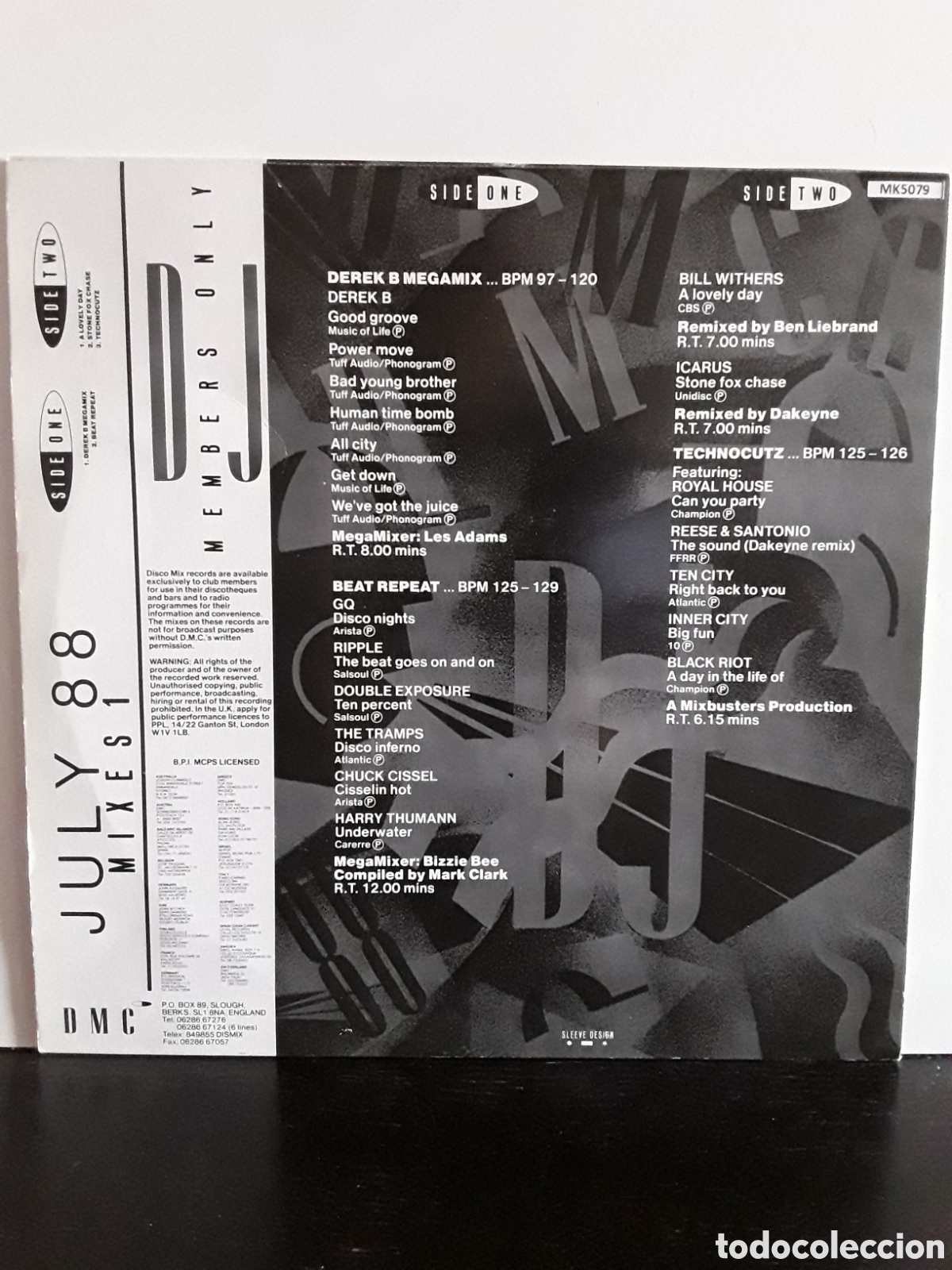Discos de vinilo: July 88 - Mixes 1 HOUSE - Foto 2