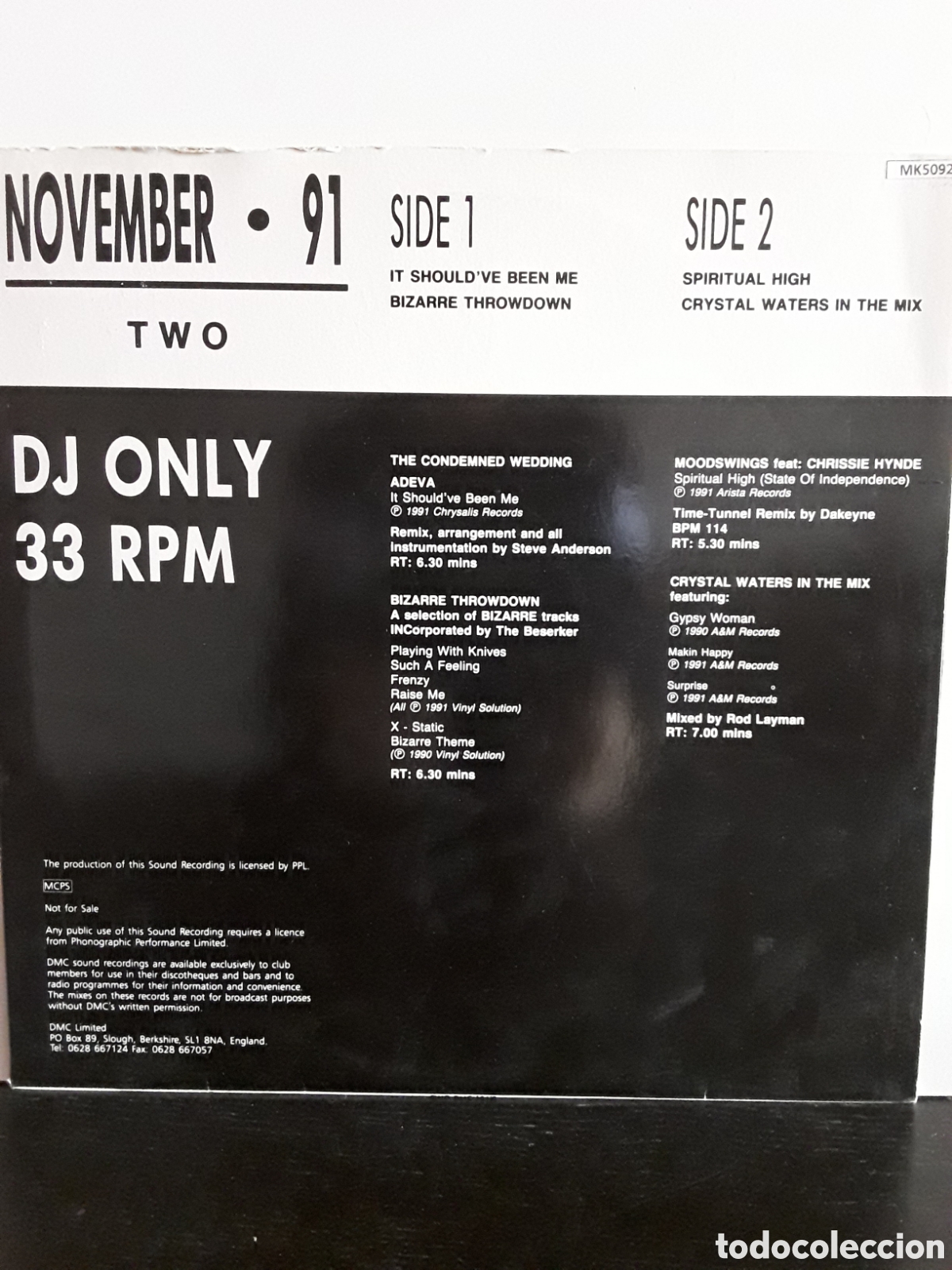 Discos de vinilo: November &bull; 91 (One) HIP HOP - Foto 2
