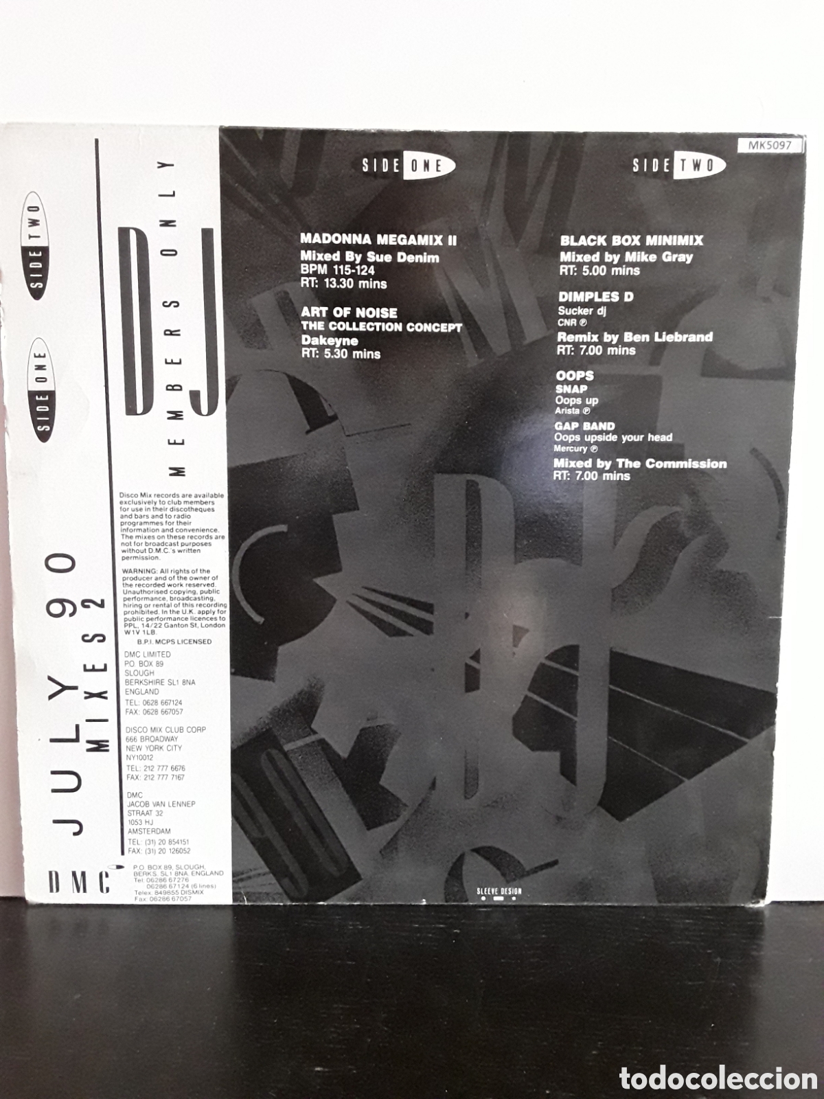 Discos de vinilo: July 90 (Mixes 2) HOUSE - Foto 2