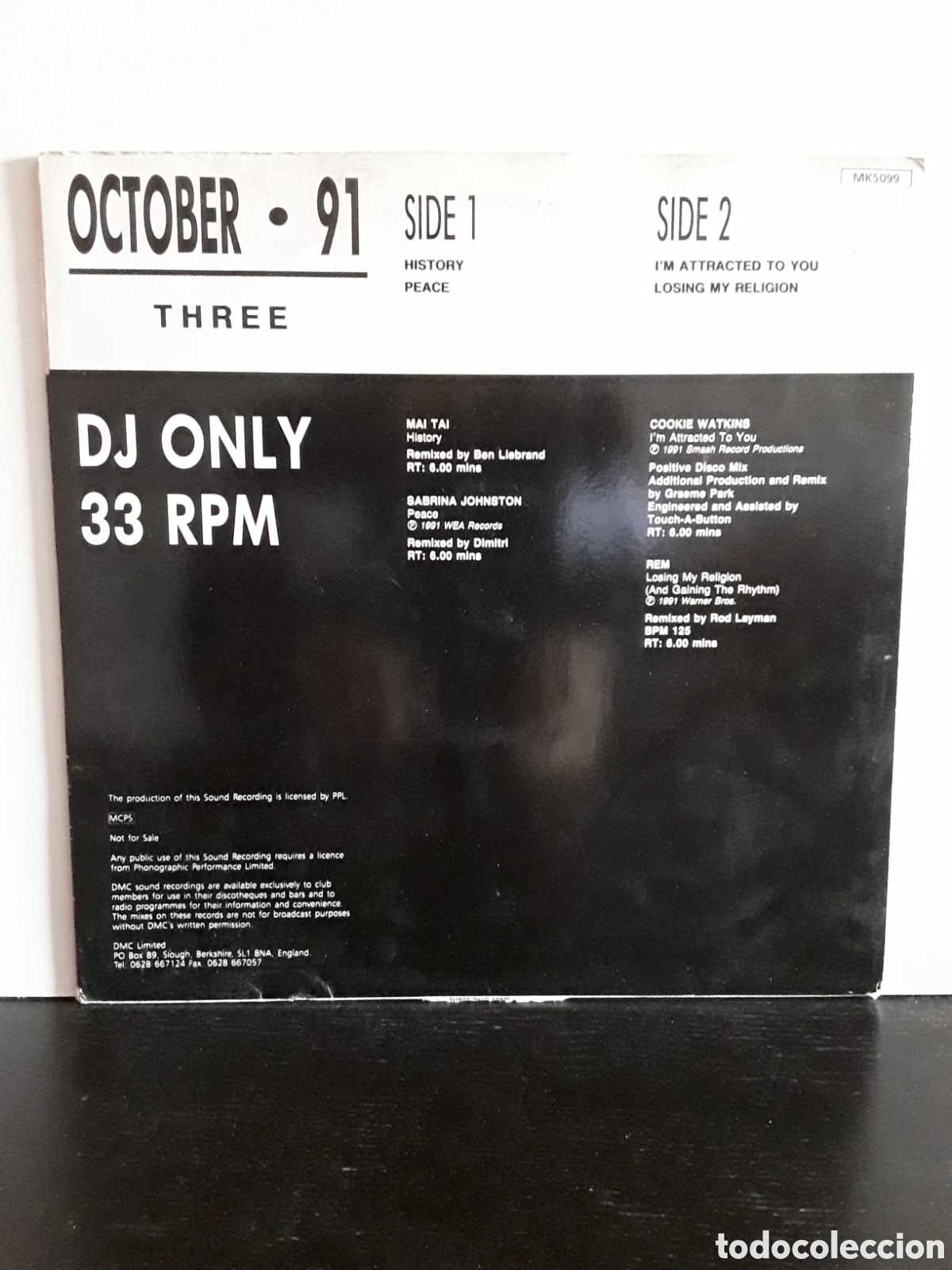 Discos de vinilo: October &bull; 91 (Three) - Foto 2