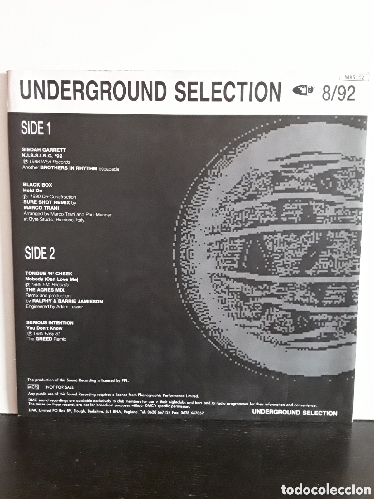 Discos de vinilo: Underground Selection 8/92 - Foto 2