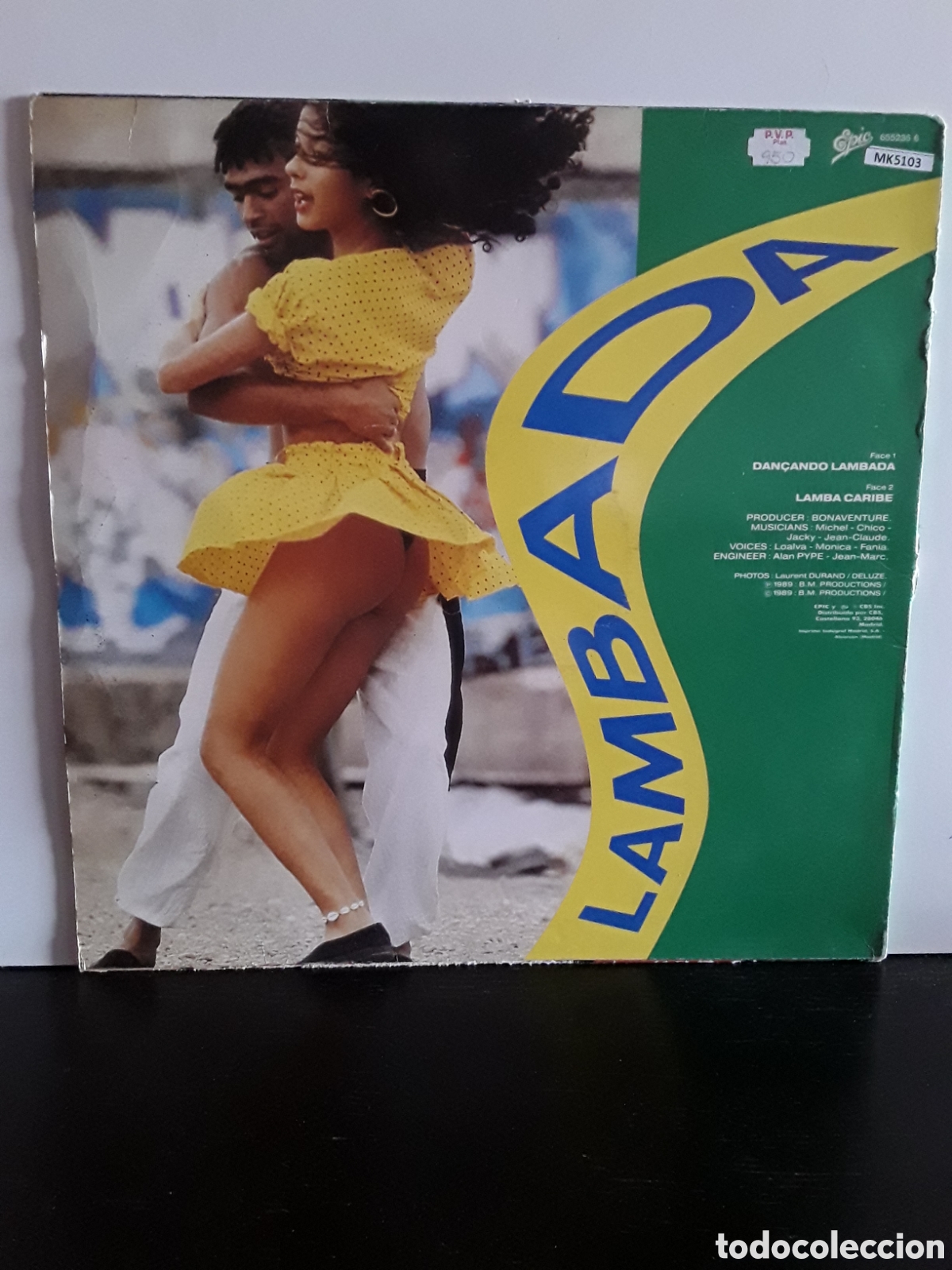 Discos de vinilo: Kaoma &lrm;&ndash; Dan&ccedil;ando Lambada - Foto 2
