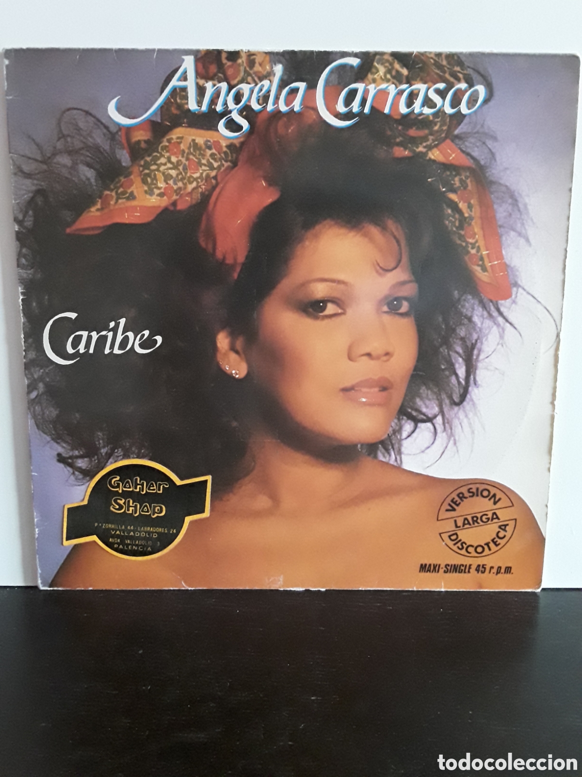 Discos de vinilo: Angela Carrasco &lrm;&ndash; Caribe (Versi&oacute;n Larga Discoteca) - Foto 1