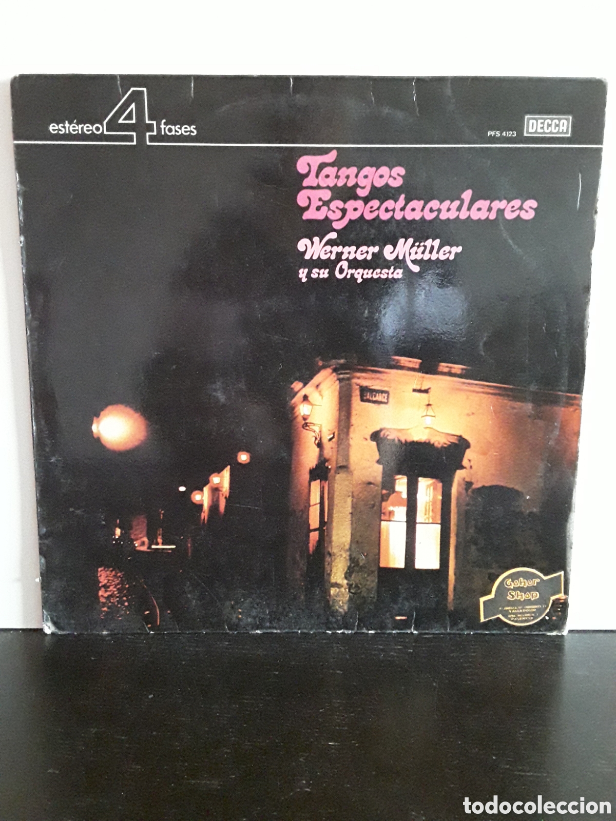 Discos de vinilo: Werner M&uuml;ller Y Su Orquesta &lrm;&ndash; Tangos Espectaculares - Foto 1