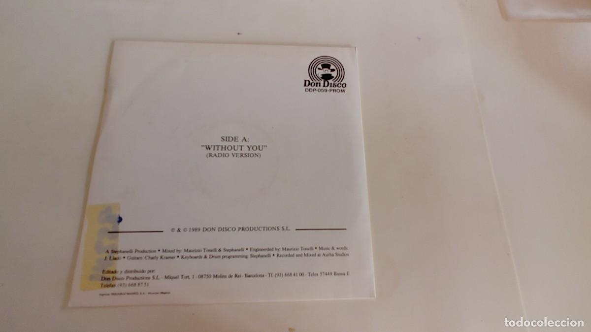Discos de vinilo: PAT & BEL-SINGLE WITHOUT YOU-UNA CARA - Foto 2