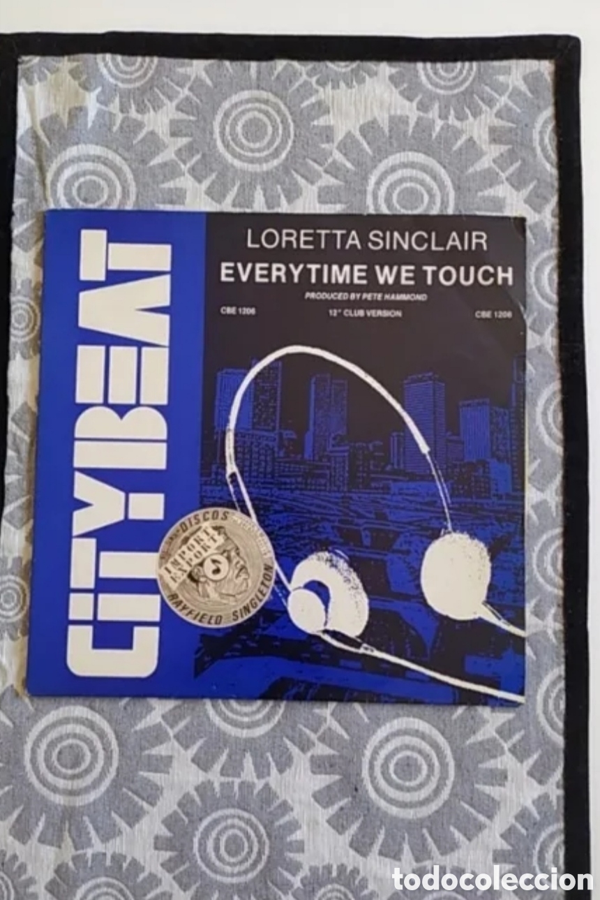 Discos de vinilo: Maxi single Loretta Sinclair. Everytime We Touch - Foto 1