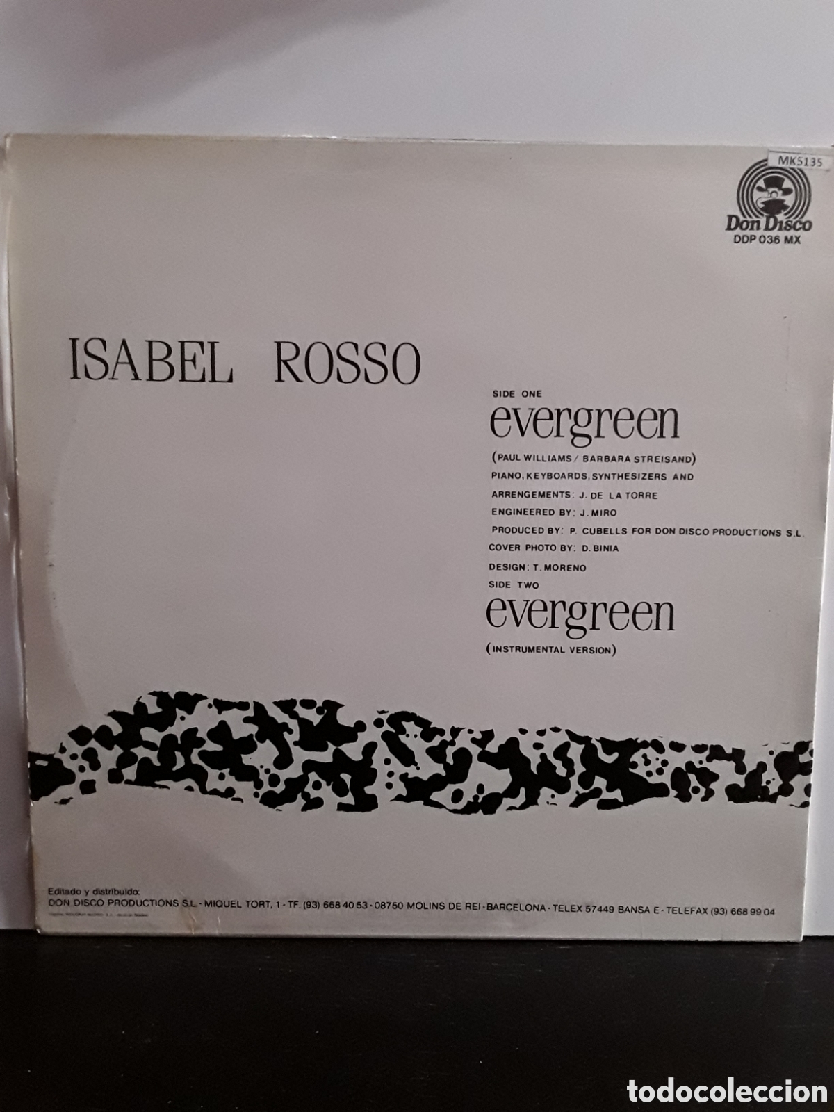 Discos de vinilo: Isabel Rosso &lrm;&ndash; Evergreen - Foto 2