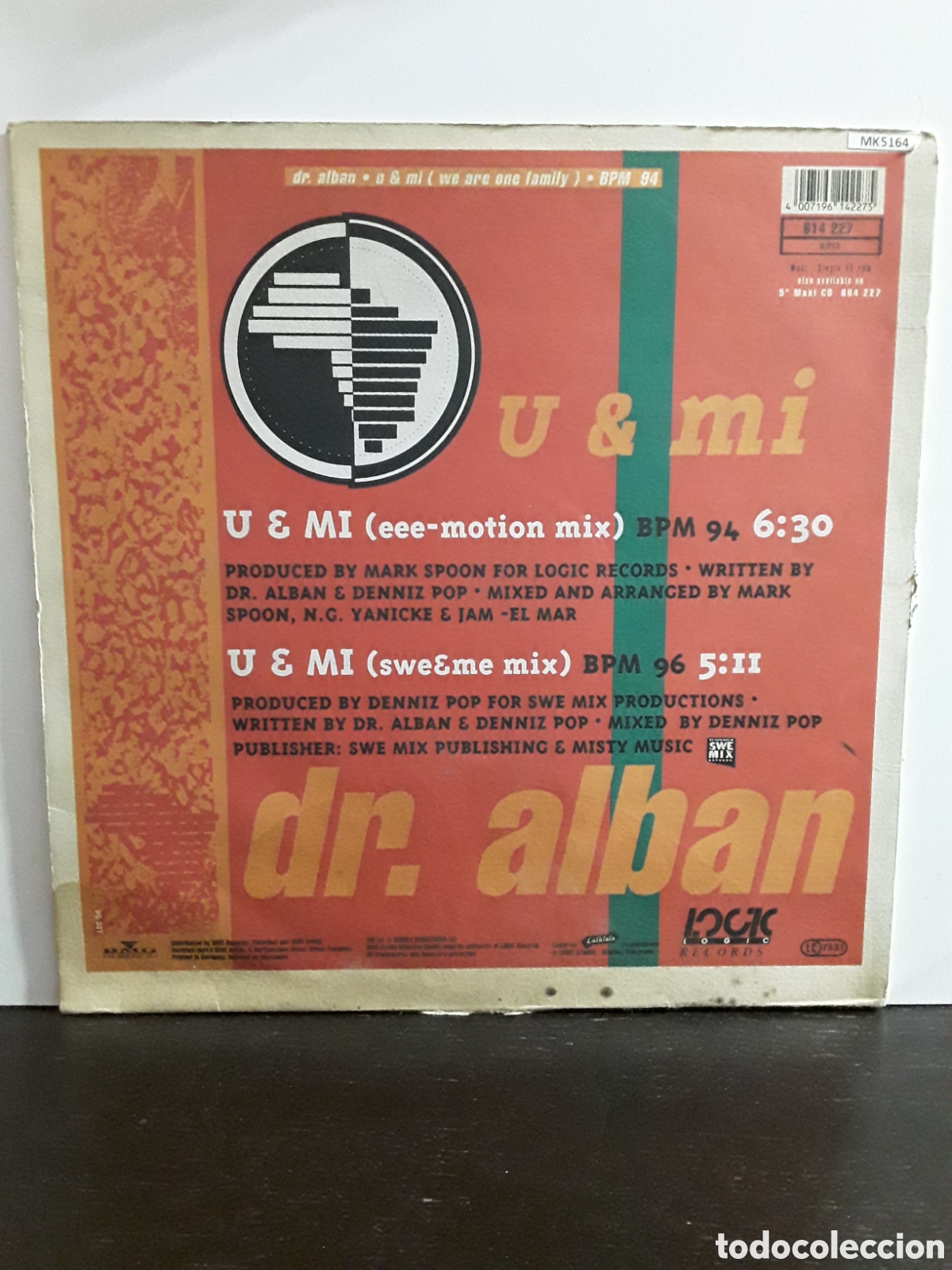 Discos de vinilo: Dr. Alban &lrm;&ndash; U & Mi HOUSE - Foto 2