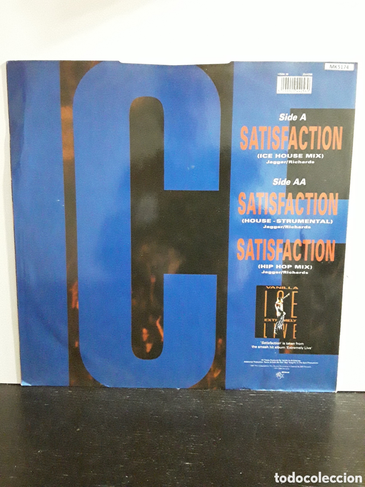 Discos de vinilo: Vanilla Ice &lrm;&ndash; Satisfaction - Foto 2