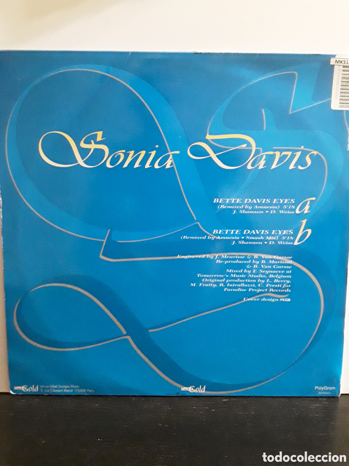 Discos de vinilo: Sonia Davis &lrm;&ndash; Bette Davis Eyes - Foto 2