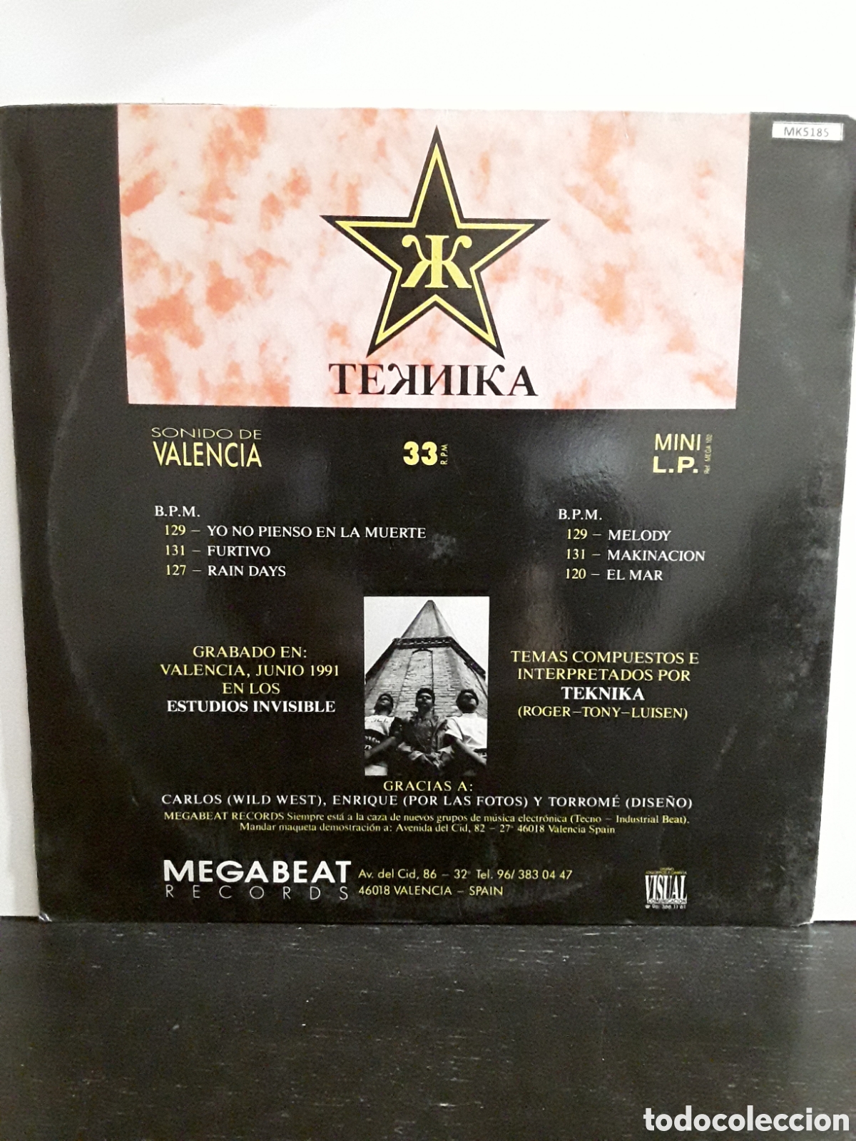 Discos de vinilo: Teknika &lrm;&ndash; Yo No Pienso En La Muerte - Foto 2