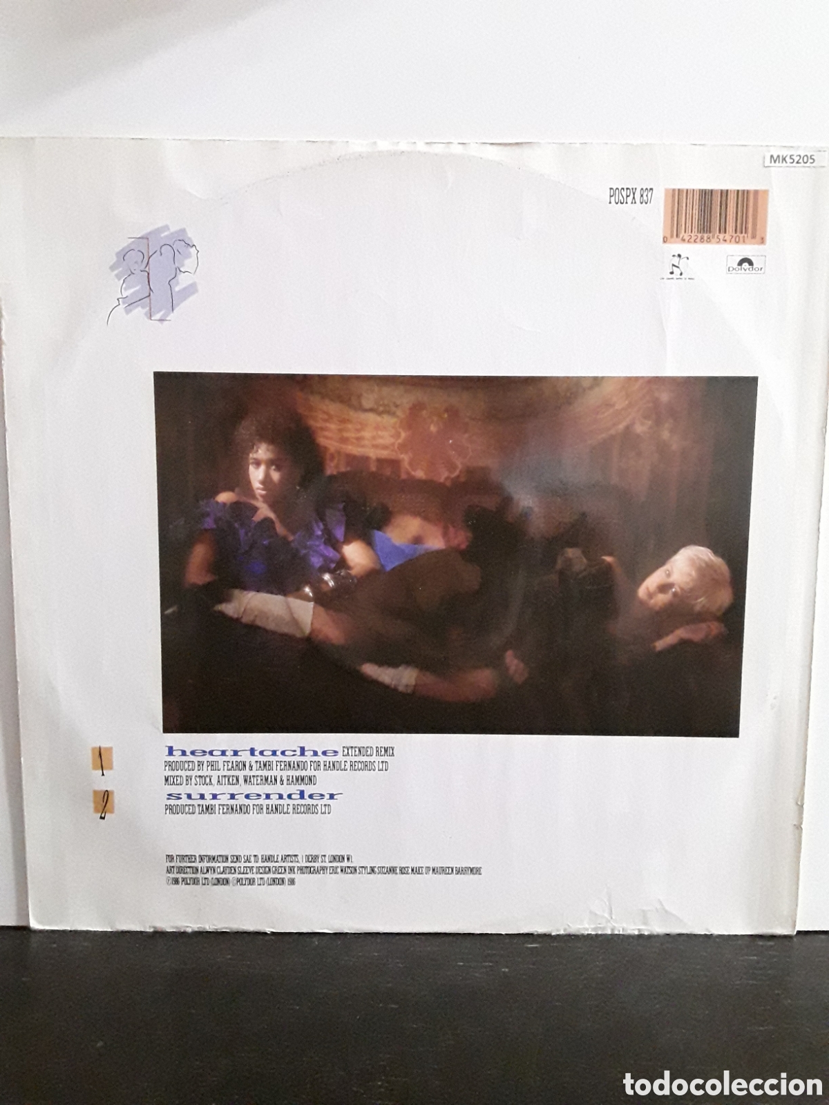 Discos de vinilo: Pepsi & Shirlie &lrm;&ndash; Heartache - Foto 2