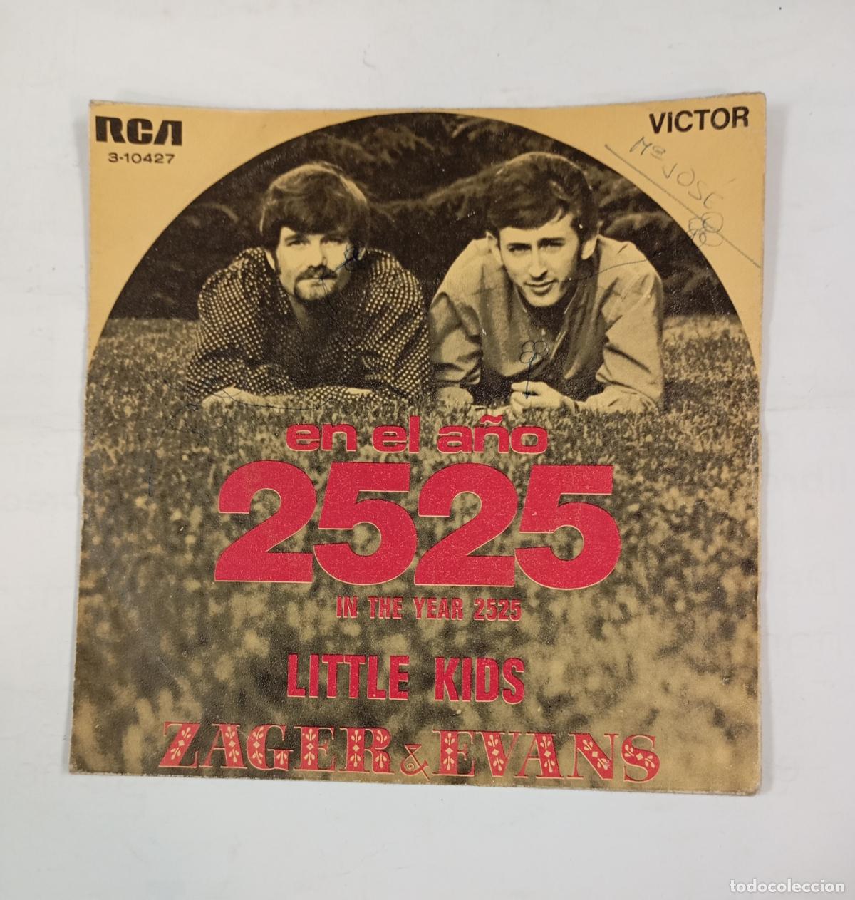 Discos de vinilo: ZAGER & EVANS. EN EL A&Ntilde;O 2525. SINGLE. TDKDS24D - Foto 1
