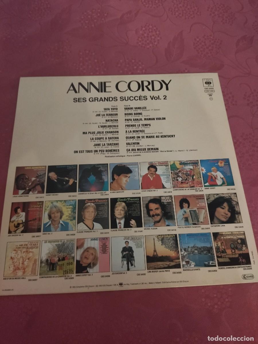 Discos de vinilo: Annie Cordy &ndash; Ses Grands Succ&egrave;s Vol. 2 - Foto 2