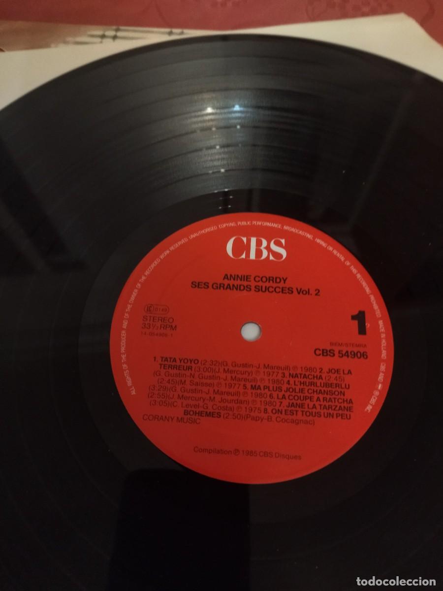 Discos de vinilo: Annie Cordy &ndash; Ses Grands Succ&egrave;s Vol. 2 - Foto 4