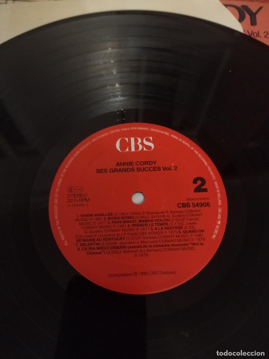 Discos de vinilo: Annie Cordy &ndash; Ses Grands Succ&egrave;s Vol. 2 - Foto 5