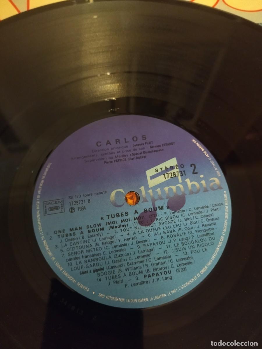 Discos de vinilo: Carlos (3) &ndash; Tubes A Boum - Foto 5