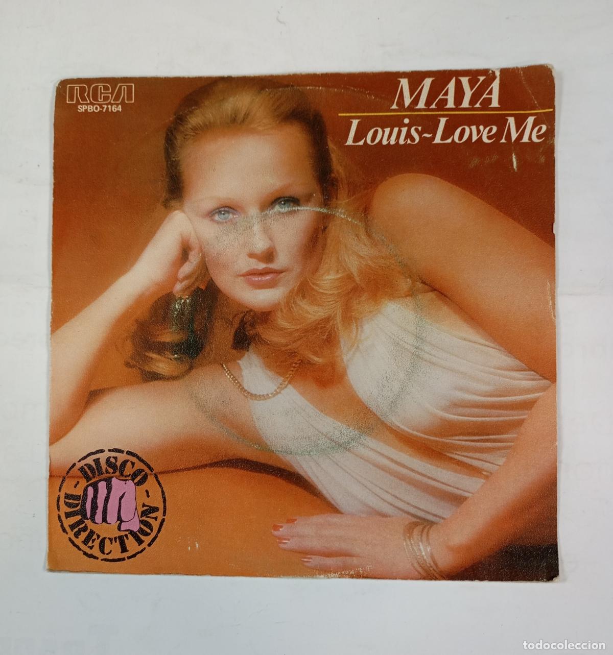 Discos de vinilo: Maya - Louis / Love Me - Single. TDKDS24D - Foto 1