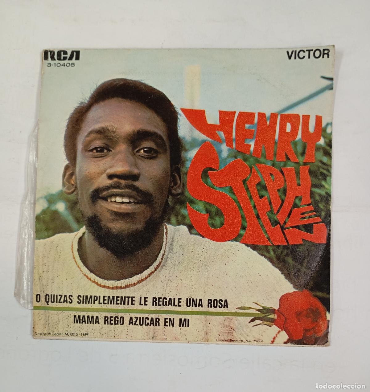 Discos de vinilo: Henry Stephen - O quiz&aacute;s simplemente le regale una Rosa. Single. TDKDS24F - Foto 2