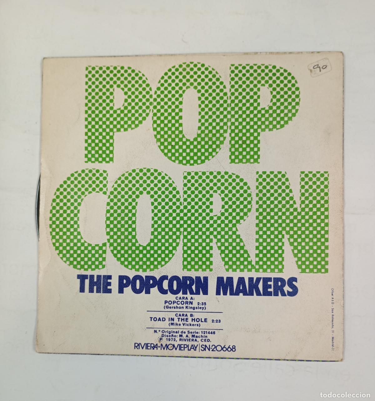 Discos de vinilo: POP CORN - THE POP CORN MAKERS - SINGLE. TDKDS24F - Foto 2