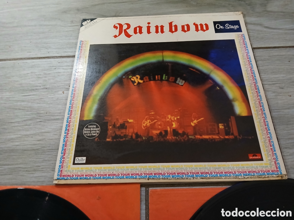 Discos de vinilo: RAINBOW - ON STAGE - SPAIN - POLYDOR - REF 2676142 - LM - - Foto 2