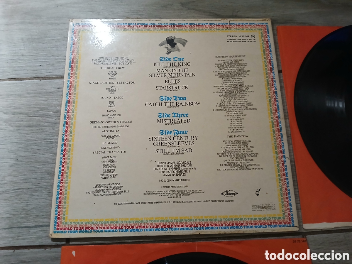 Discos de vinilo: RAINBOW - ON STAGE - SPAIN - POLYDOR - REF 2676142 - LM - - Foto 3
