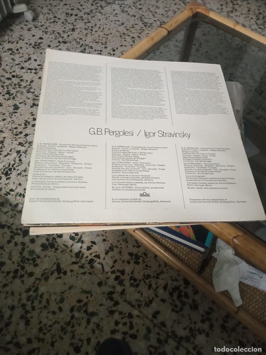 Discos de vinilo: Pergolesi/Stravinsky Moderne Meisterwerke - Foto 2