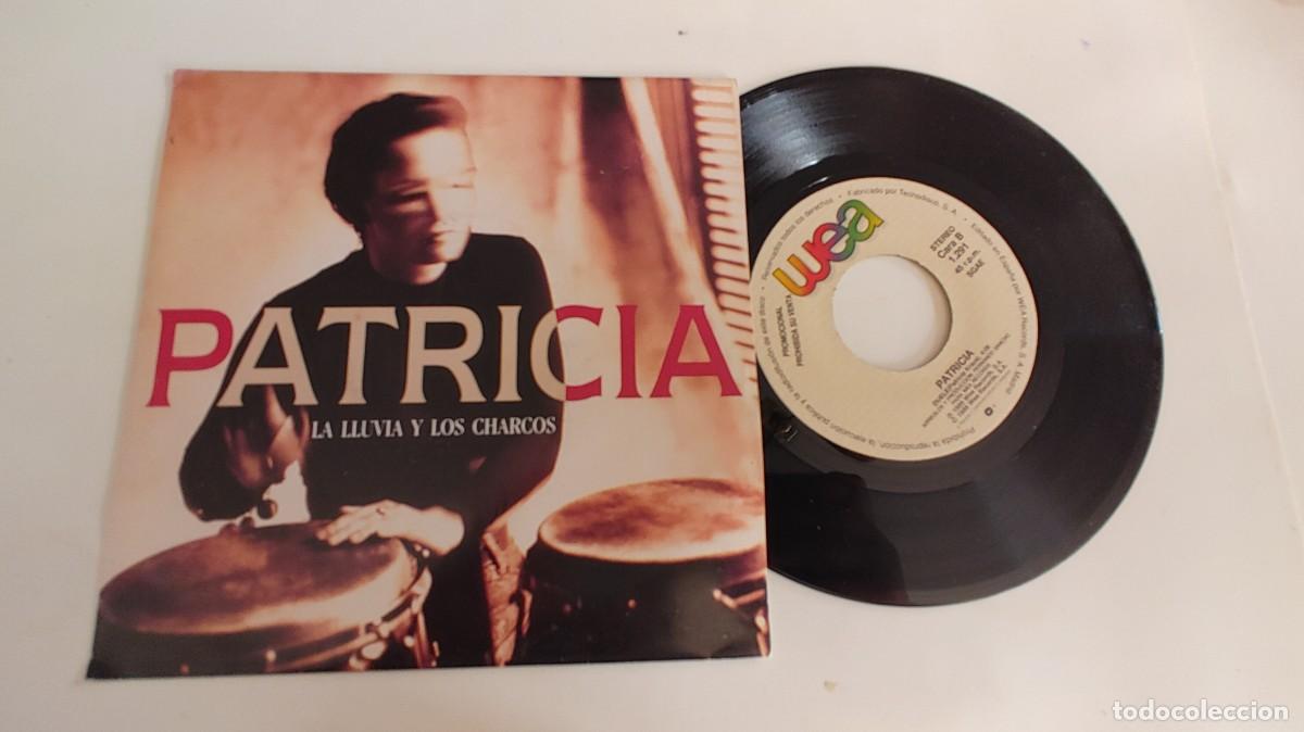 Discos de vinilo: PATRICIA-SINGLE LA LLUVIA Y LOS CHARCOS - Foto 1
