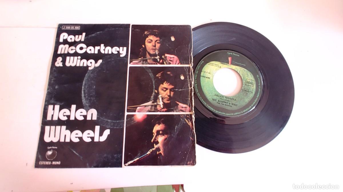 Discos de vinilo: PAUL McCARTNEY & WINGS-SINGLE HELEN WHEELS - Foto 1
