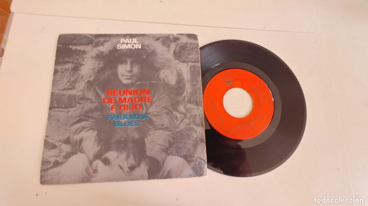 Discos de vinilo: PAUL SIMON-SINGLE REUNION DE MADRE E HIJO - Foto 1
