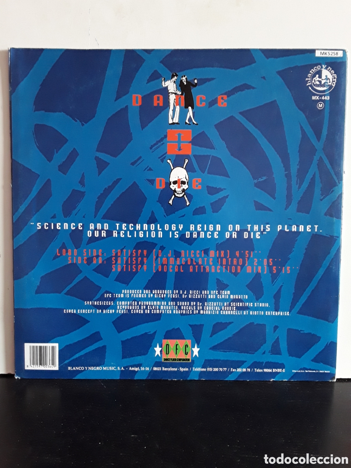 Discos de vinilo: Dance Or Die &lrm;&ndash; Satisfy - Foto 2