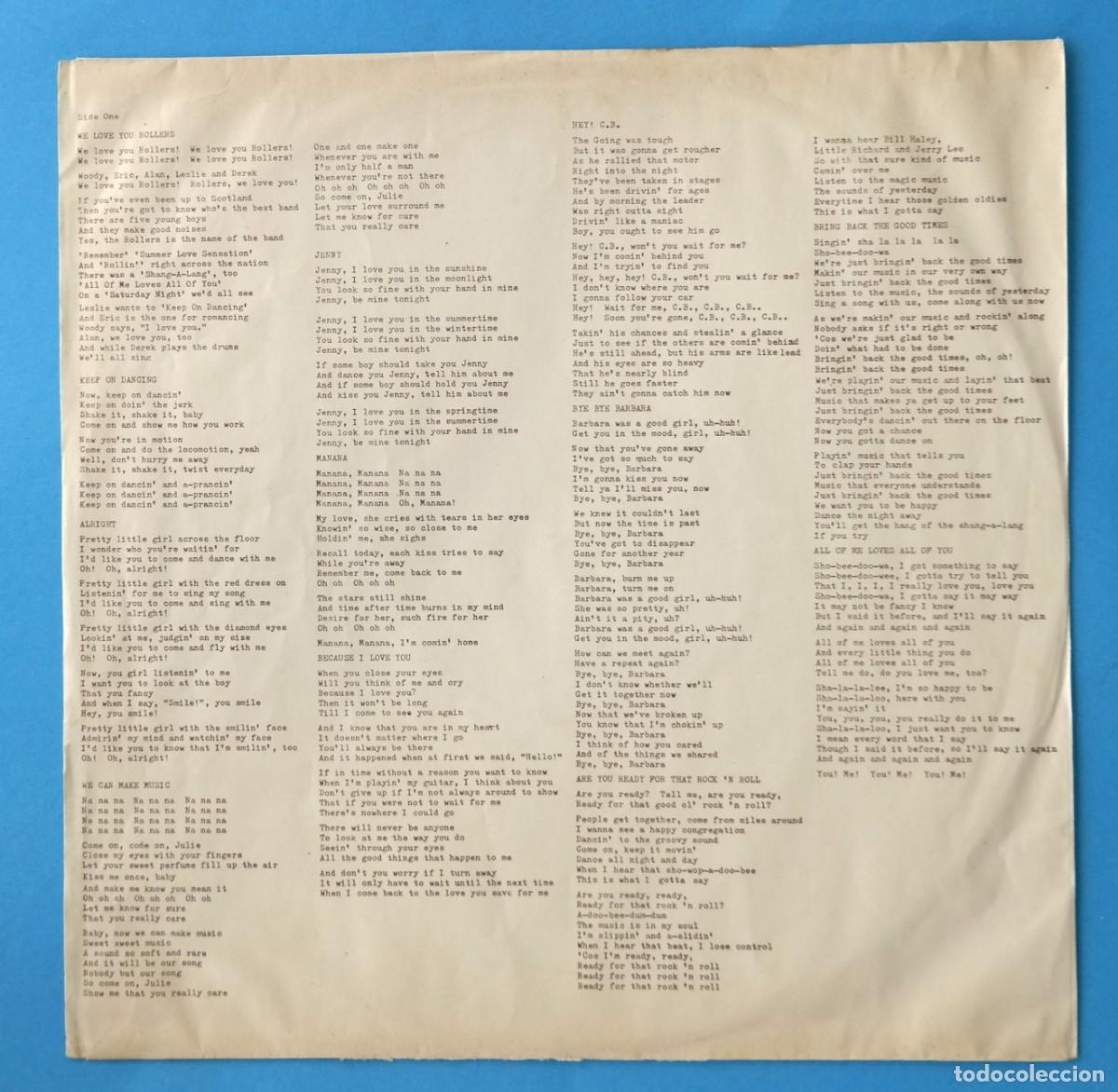 Discos de vinilo: Bay City Rollers &ndash; The Great Lost Rollers Album - Foto 3