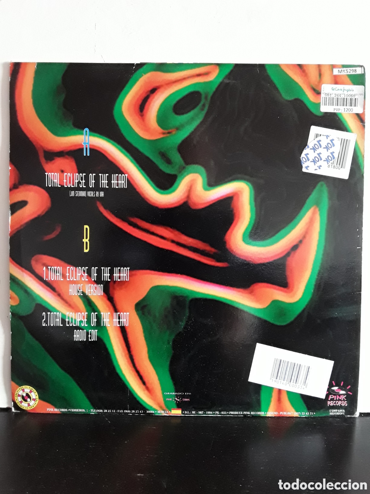 Discos de vinilo: Eclipse &lrm;&ndash; Total Eclipse Of The Heart - Foto 2