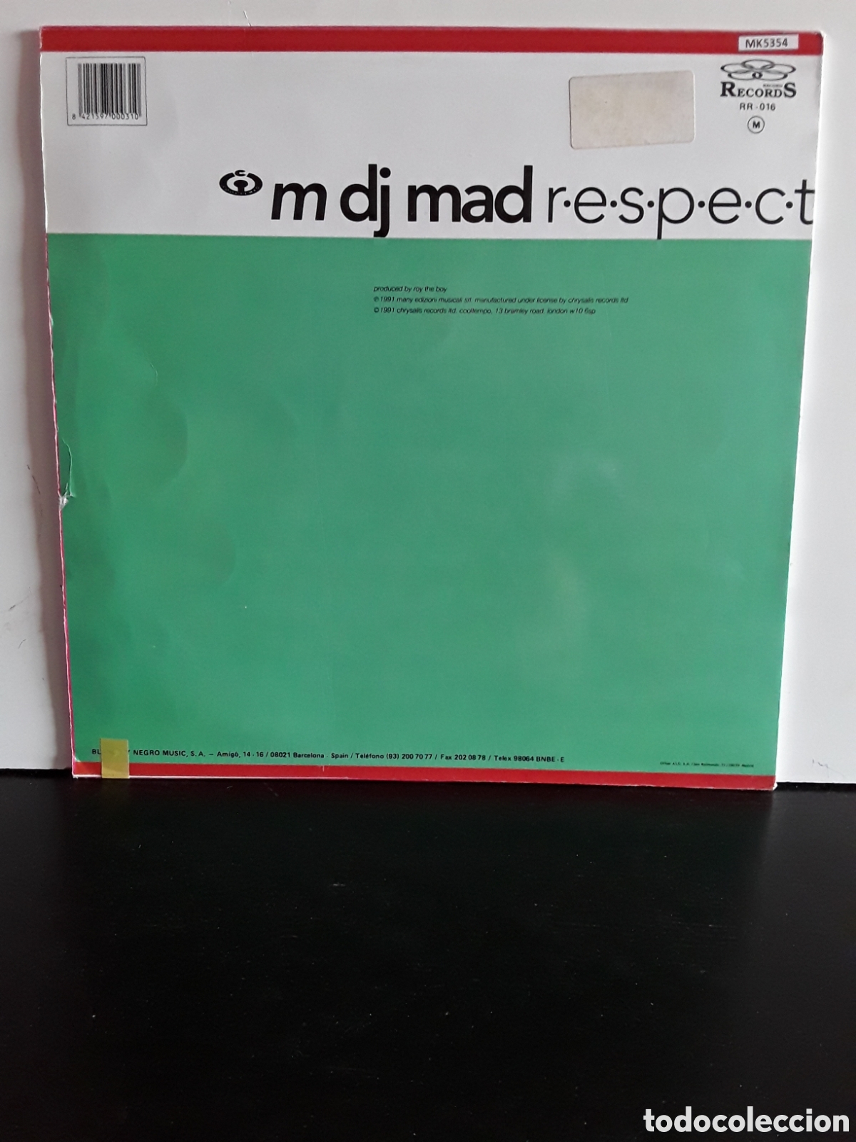 Discos de vinilo: M DJ MAD &lrm;&ndash; R.E.S.P.E.C.T. - Foto 2