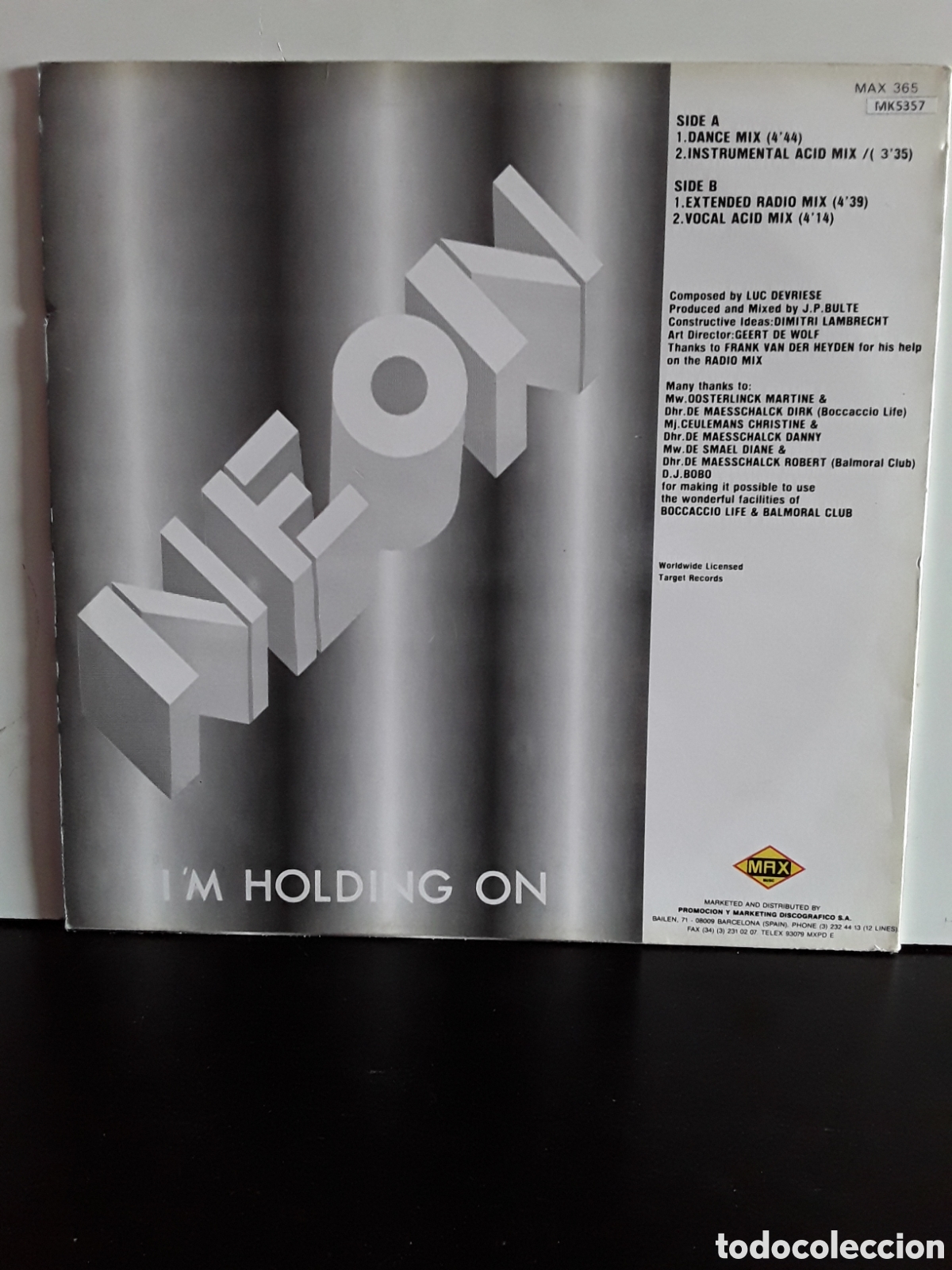 Discos de vinilo: Neon &lrm;&ndash; Im Holding On - Foto 2