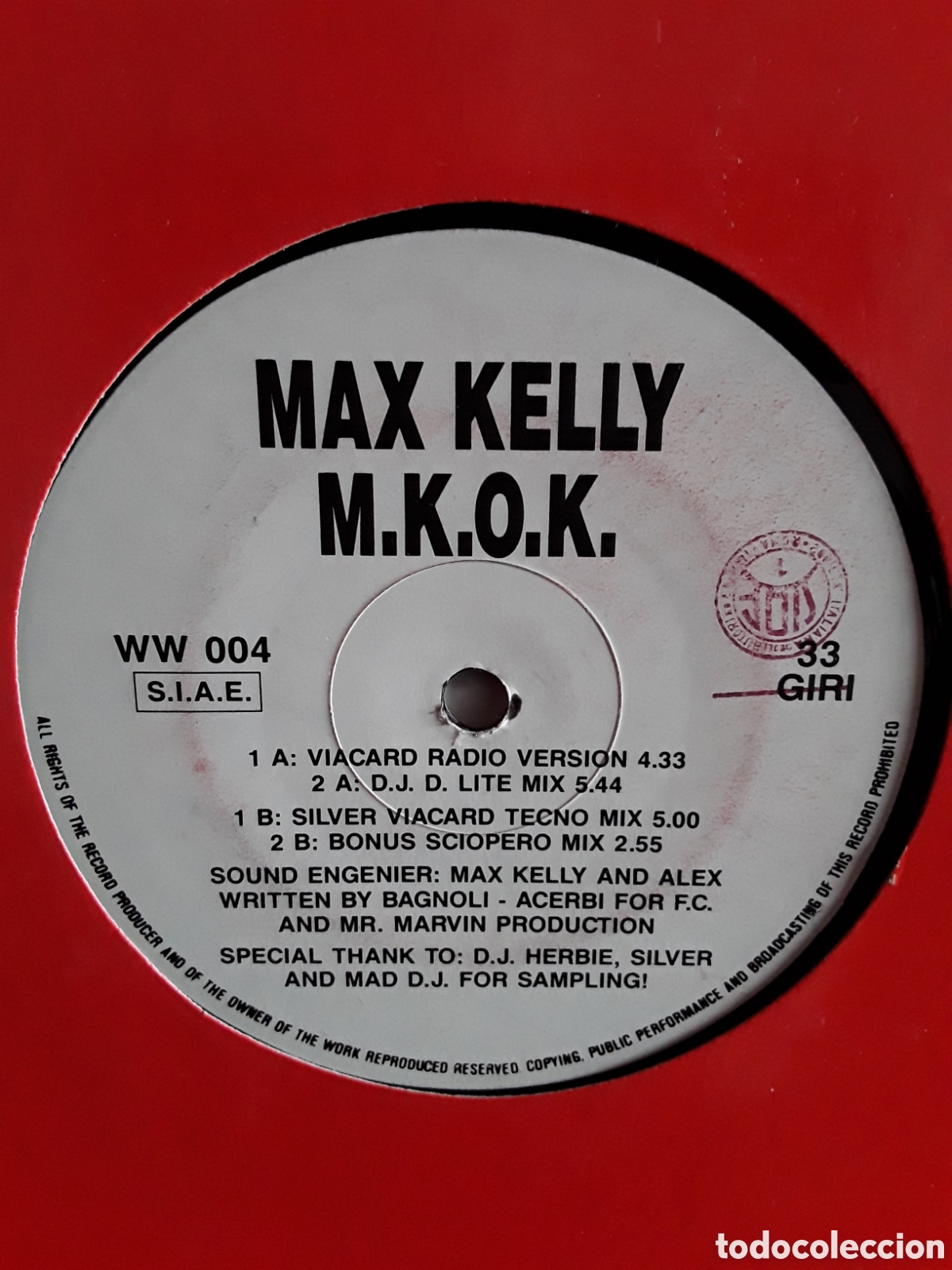 Discos de vinilo: Max Kelly &lrm;&ndash; M.K.O.K. - Foto 1
