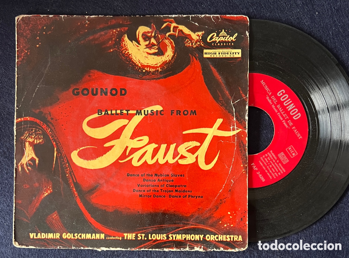 Discos de vinilo: Faust Gounod Ballet music from - Foto 1