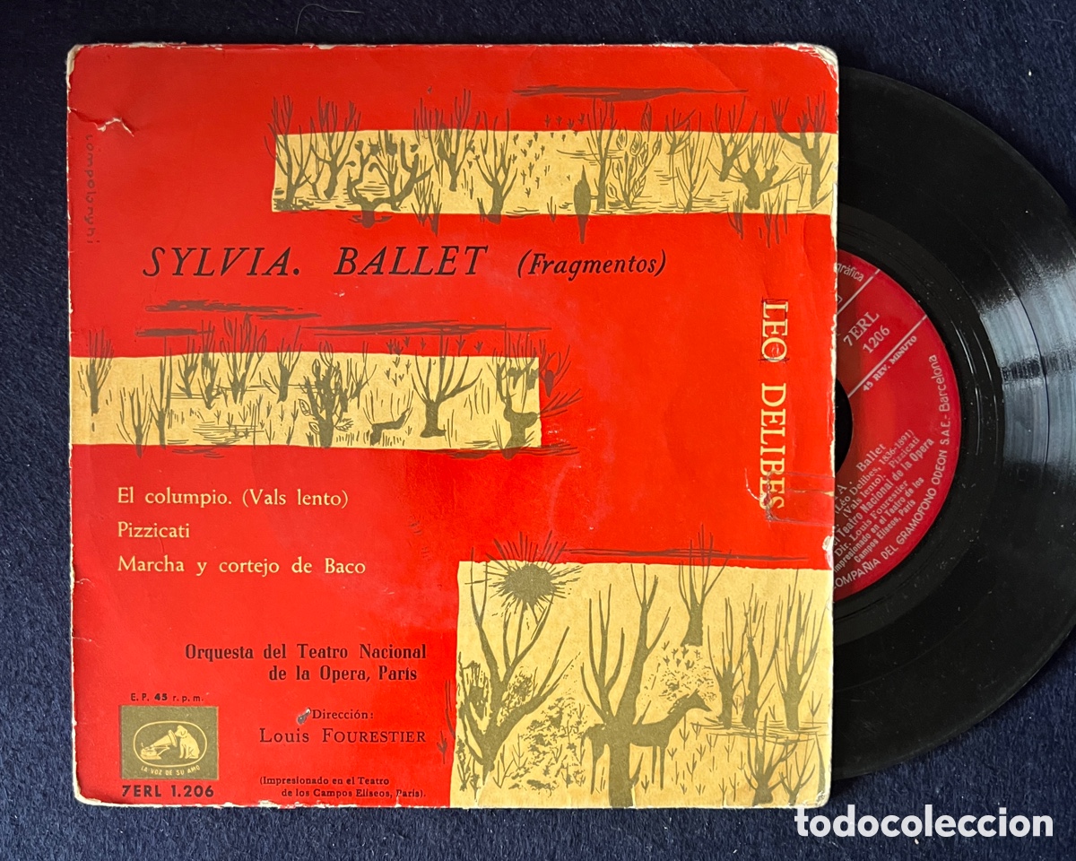Discos de vinilo: Vinilo Disco Sylvia. Ballet ( Fragmentos ) - Foto 1