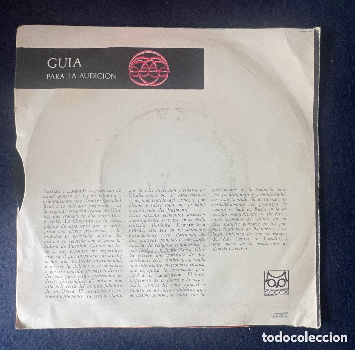 Discos de vinilo: Historia de la Musica Codex - 1965 - Foto 2