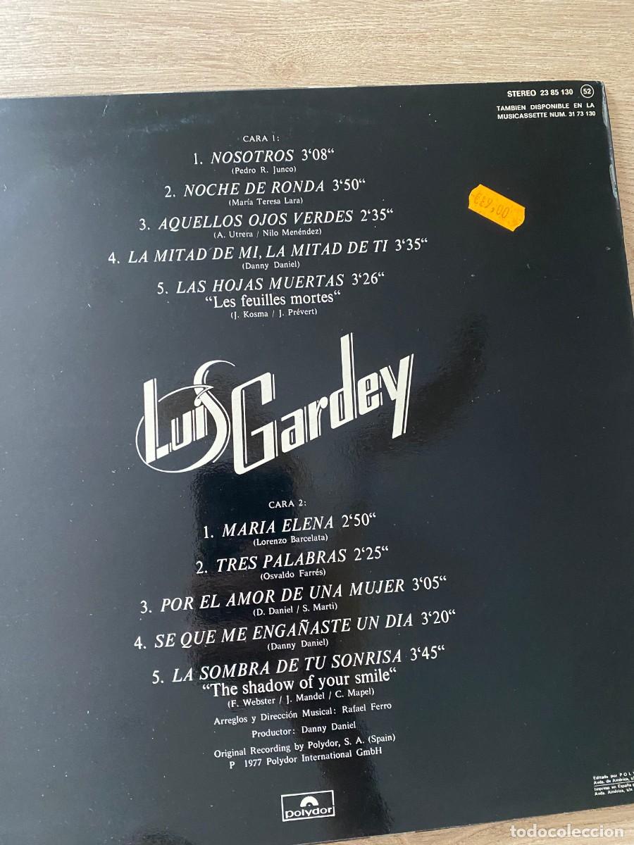 Discos de vinilo: LUIS GARDEY LP NOSOTROS - Foto 2