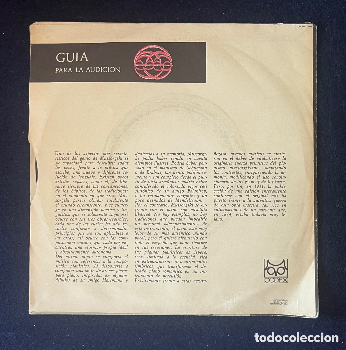 Discos de vinilo: Historia de la Musica Codex - 1965 - Foto 2